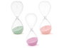 Giftdecor Sablier Verre 30 cm Couleurs Pastel 60 Min Environ (Set de 9)