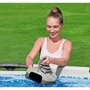 Bestway Quartz 100 - Robot aspirateur de piscine rechargeable autonome - Nettoyage fond plat - Pour piscines jusqu'à 10 m²