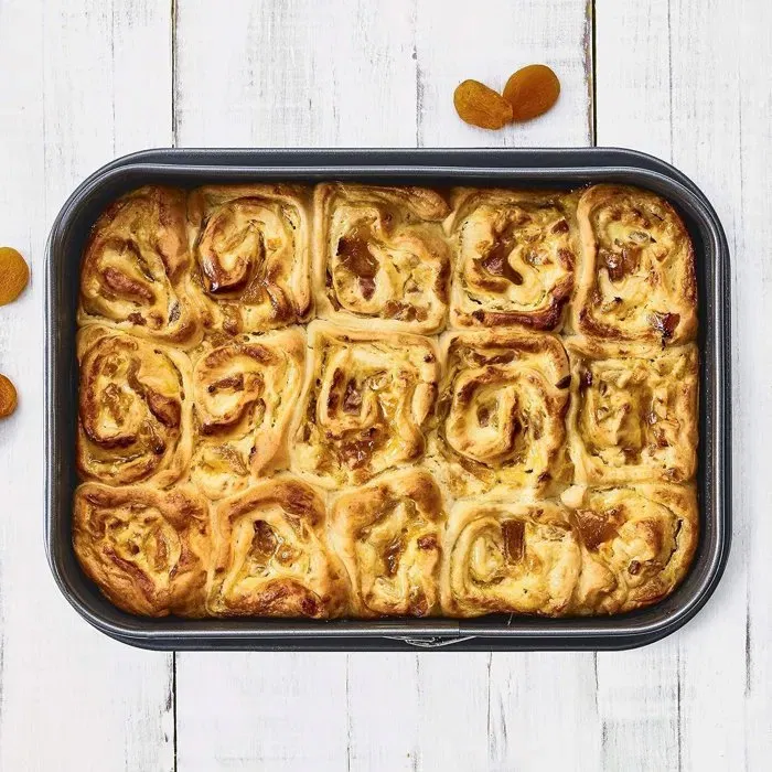 Birkmann - Moule rectangulaire à fond amovible Easy Baking - Acier carbone antiadhésif - 34 x 23.5 x 8 cm - Pour gâteaux et tartes