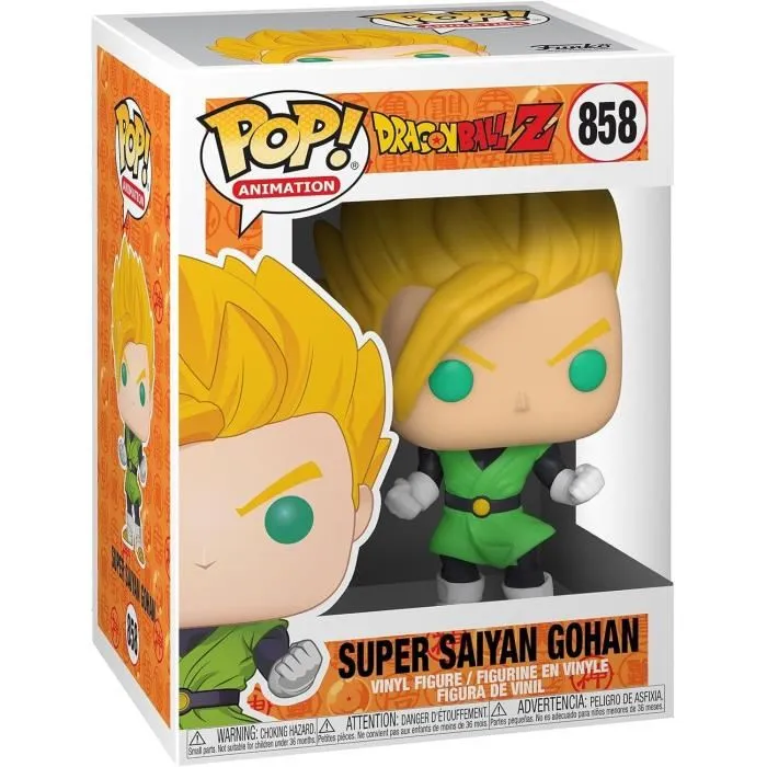 Funko Figurine Pop! Animation Dragon Ball Z: Gohan Super Saiyan 858 - Figurine Collection avec Boîte-Fenêtre