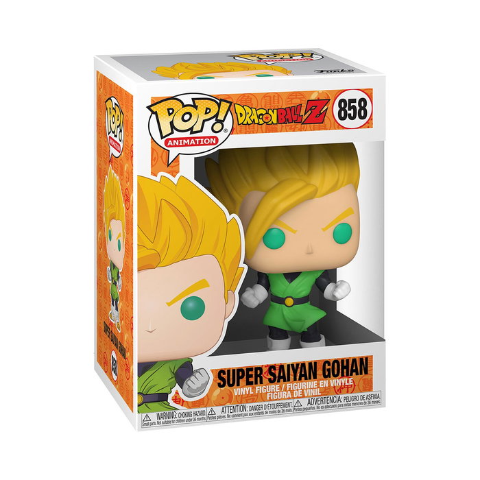 Funko Figurine Pop! Dragon Ball Z - Gohan Super Saiyan avec Cheveux Dorés et Aura Énergétique - Réf. 48608