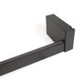 Emuca barre de penderie pour armoire Castor avec lumière LED, batterie amovible et détecteur de mouvement, 558, Peint en moka