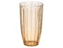 Vivalto Verre Haut Rayé Ambré 440 ml 8x14x8 cm (Set de 24)