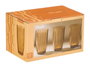Vivalto Verre Haut Rayé Ambré 440 ml 8x14x8 cm (Set de 24)