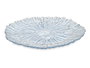 VIVALTO Plat bas bleu 32 cm en cristal, lot de 12