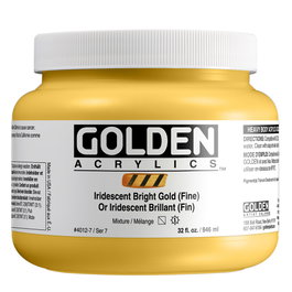 Golden Peinture Acrylique Heavy Body Or Brillant Iridescent Finition Fine