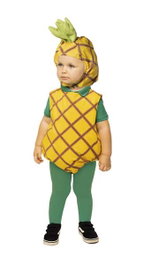 Rubies Costume Ananas Bébé 1-2 Ans - Déguisement Enfant Pineapple Taille 1-2 Ans