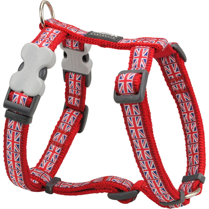 Harnais pour Chien Red Dingo Union Jack 25-39 cm Rouge Harnais pour Chien Red Dingo Union Jack 25-39 cm Rouge