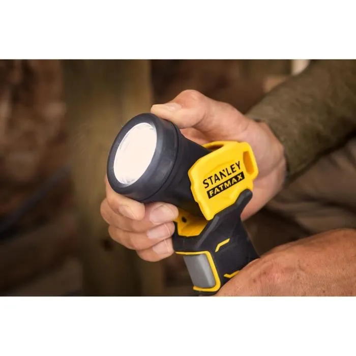 Stanley Fatmax - SFMCL020B-XJ - Lampe torche à tête pivotante - 3 LED - 140 lumens - Rechargeable - Compatible V20 - Pour extérieur