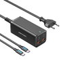 Chargeur mural Vention FBSBG-EU Noir 100 W