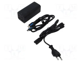 VENTION Chargeur USB GaN avec 2 ports USB-A et 2 ports USB-C noir