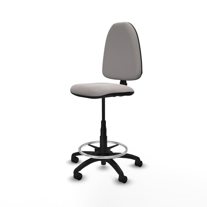 PIQUERAS Y CRESPO Tabouret Blanc en Cuir Écologique PIQUERAS Y CRESPO Tabouret Blanc en Cuir Écologique