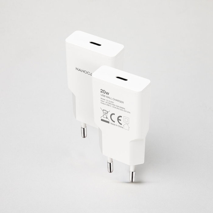 Chargeur mural NANOCABLE 10.10.2021 Blanc 20 W