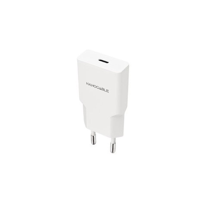 Chargeur mural NANOCABLE 10.10.2021 Blanc 20 W Chargeur mural NANOCABLE 10.10.2021 Blanc 20 W