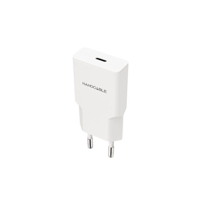 Chargeur mural NANOCABLE 10.10.2021 Blanc 20 W Chargeur mural NANOCABLE 10.10.2021 Blanc 20 W