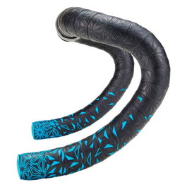 Supacaz Sticky Kush Star Fade Noir/Bleu Néon