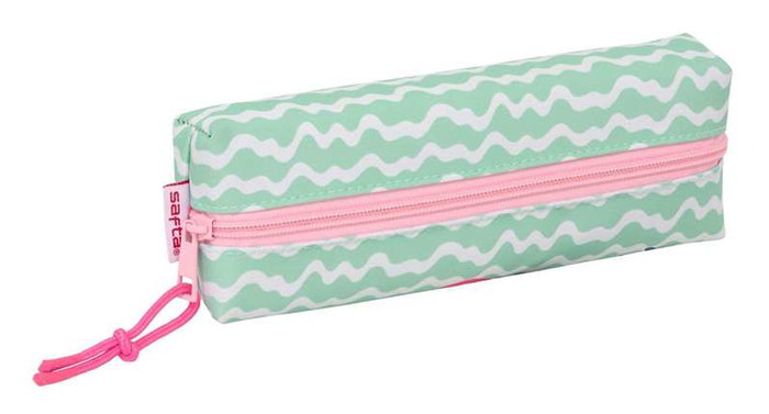 Safta Portatodo Rectangular avec élastique 22 cm Stitch "Ice Cream" - Boîte de rangement pour enfants, 22 x 4 x 7 cm