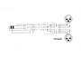 CORDIAL Câble Mini-Jack Stéréo / 2 XLR Mâle 1 m