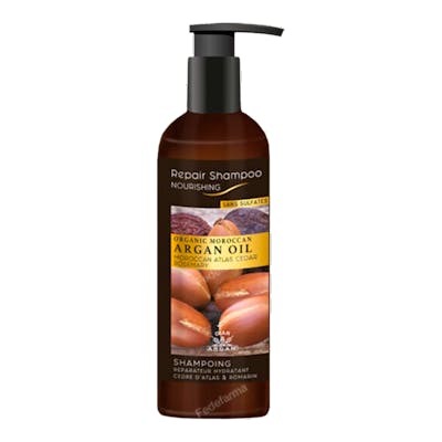 DIAR ARGAN Shampooing Réparateur Argan avec Cèdre de l'Atlas et Romarin 200 ml