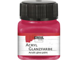 Kreul Peinture acrylique brillante rouge foncé 20ml