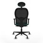 Piqueras y Crespo Chaise de Bureau 1D036G1 Turquoise