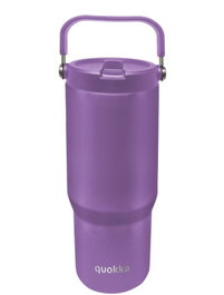 QUOKKA Vase thermique Core Amethyst Purple 860 ml avec poignée en acier inoxydable