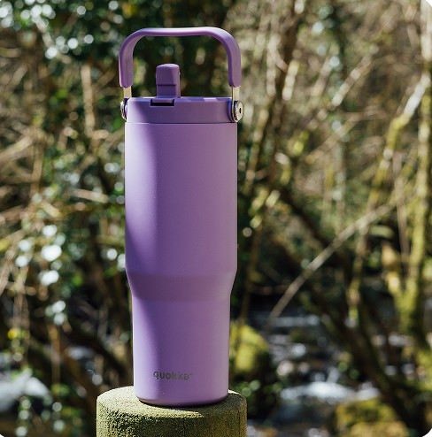 QUOKKA Vase thermique Core Amethyst Purple 860 ml avec poignée en acier inoxydable