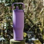 QUOKKA Vase thermique Core Amethyst Purple 860 ml avec poignée en acier inoxydable