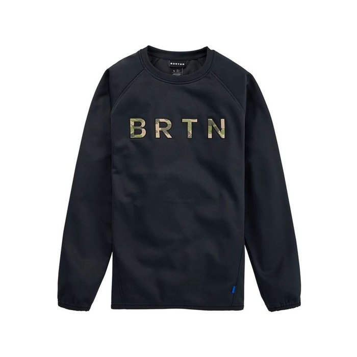 Sweat sans capuche homme Burton Crown Weatherproof Pullover Crewneck Noir S Sweat sans capuche homme Burton Crown Weatherproof Pullover Crewneck Noir S