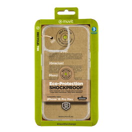 Muvit Shockproof 2 M Coque Apple iPhone Protection Anti-Chute 2m Matière Recyclée