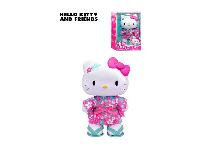 Famosa Figure Hello Kitty Kimono Articulée - 33 cm avec 5 Points d'Articulation