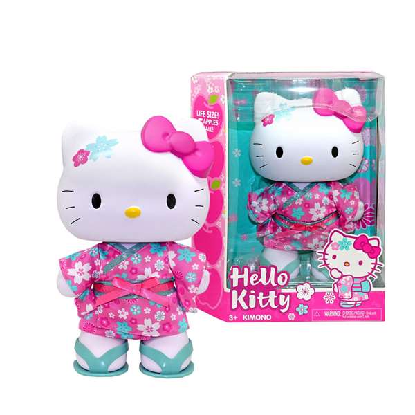Famosa Figure Hello Kitty Kimono Articulée - 33 cm avec 5 Points d'Articulation