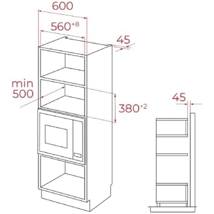 Micro-ondes avec Gril Teka MSEG825FI 25L 25 L Micro-ondes avec Gril Teka MSEG825FI 25L 25 L