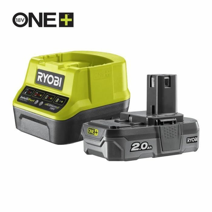 Ryobi Perceuse-visseuse 18V ONE+ 50 Nm Mandrin 13 mm avec batterie 2 Ah Ryobi Perceuse-visseuse 18V ONE+ 50 Nm Mandrin 13 mm avec batterie 2 Ah