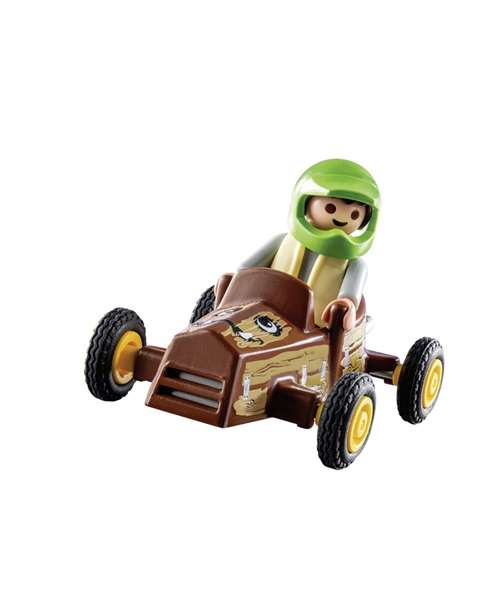 Playmobil Special Plus Figure Enfant avec Kart et Casco - Jouet Figurine Enfant