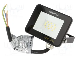 TOSHIBA LED LIGHTING Projecteur LED 10W 6500K Noir IP65