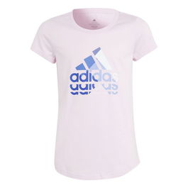 T shirt à manches courtes Enfant Adidas IB9147 Rose