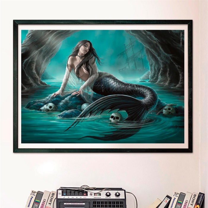 Clementoni Puzzle 1000 Pièces Siren's Lament Art Anne Stokes Réf. 37053, pour Adultes