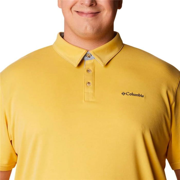 Polo à manches courtes homme Columbia 1772722742 Jaune 2XL