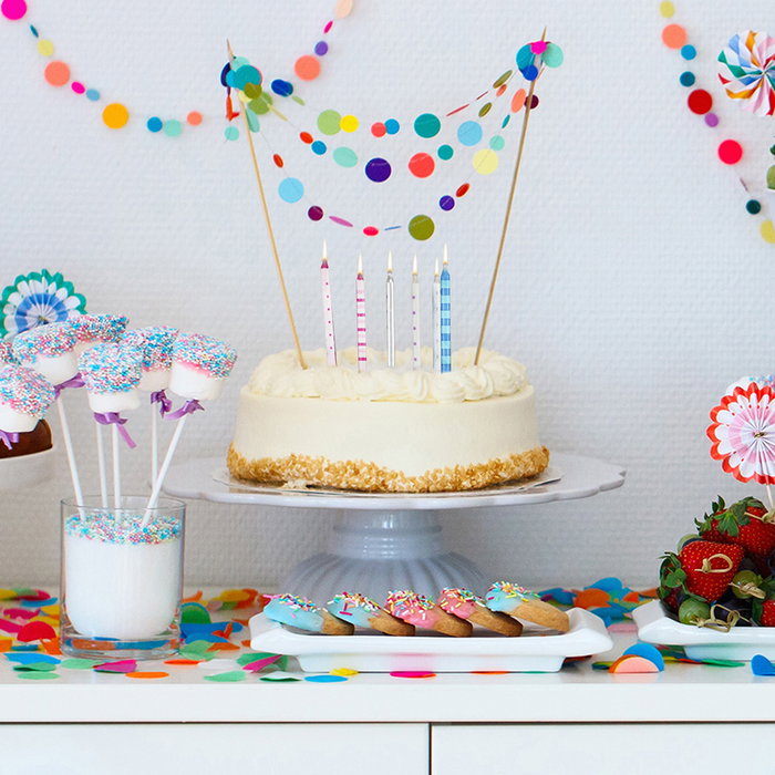 Party Time Lot de 10 Bougies Magiques d'Anniversaire