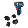 Bosch Professional Perceuse-visseuse sans batterie GSR 12V-35 FC Flexiclick avec 4 adaptateurs FlexiClick, L-BOXX 06019H3003