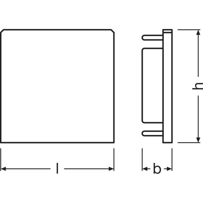 Ledvance PW03/EC Paquete de 2 Capuchons de terminaison pour profilés LED larges Ledvance PW03/EC Paquete de 2 Capuchons de terminaison pour profilés LED larges