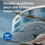 Philips HomeRun XU5100/20 - Robot aspirateur laveur avec station de vidage automatique - 10000 Pa, autonomie 200 min, batterie Li-ion 4800 mAh, application, Beige