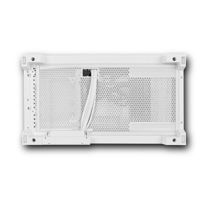 Nox Hummer Glock Boîtier PC Gaming Midi Tower Blanche, Panneau Cristal Trempé, 4 Ventilateurs ARGB 120mm, USB 3.0/Type-C