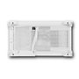 Nox Hummer Glock Boîtier PC Gaming Midi Tower Blanche, Panneau Cristal Trempé, 4 Ventilateurs ARGB 120mm, USB 3.0/Type-C