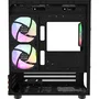Thermaltake - CA-1Z4-00M1WN-WS - Boîtier PC View 170 WS ARGB - Format Micro-ATX - Mini tour - Panneau latéral et façade en verre trempé - Ventilateurs ARGB inclus - Noir