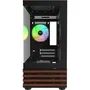 Thermaltake - CA-1Z4-00M1WN-WS - Boîtier PC View 170 WS ARGB - Format Micro-ATX - Mini tour - Panneau latéral et façade en verre trempé - Ventilateurs ARGB inclus - Noir