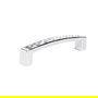 GIUSTI Glamour Tirador Zamak Cristal Swarovski, finition Chrome, distance entre centres 96 mm