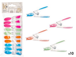 Arte Regal Lot de 10 Pinces en Silicone pour Artisanat 9x24x4cm Multicolore (Set de 24)