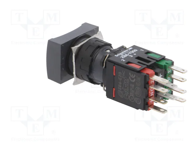 SCHNEIDER ELECTRIC Bouton-poussoir Harmony XB6 16mm NC + NO Blanc